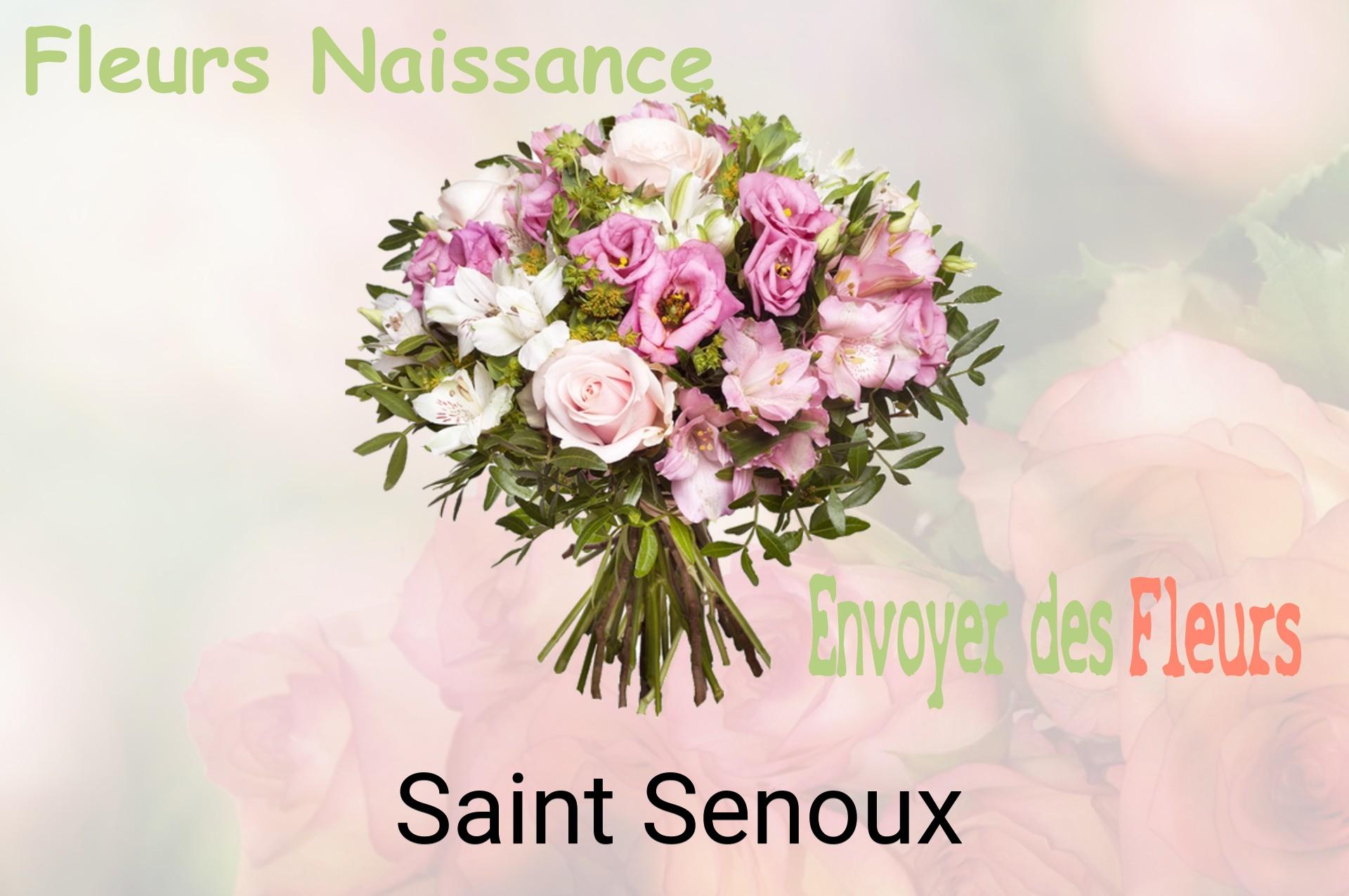 Bouquet de fleurs de naissance livré à Saint-Senoux